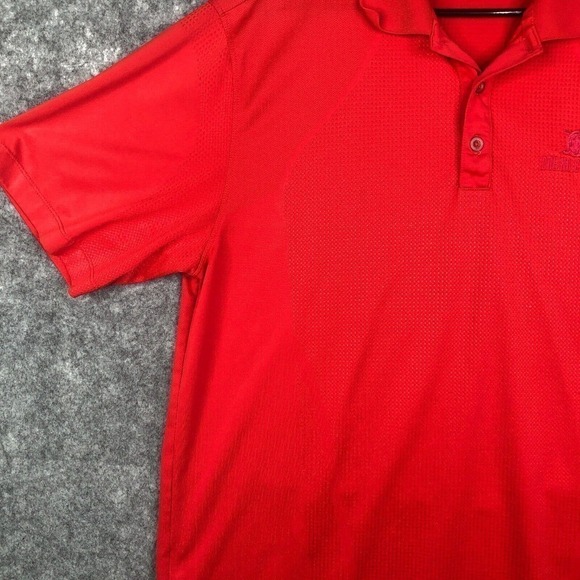 Nike Polo Shirt Men's Large Short Sleeve Golf Tour Performance Boeing Golfer - Picture 2 of 8